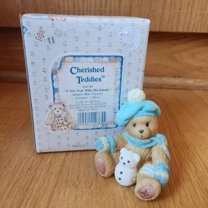 Cherished Teddies ‘Jack’ January Bear Figurine